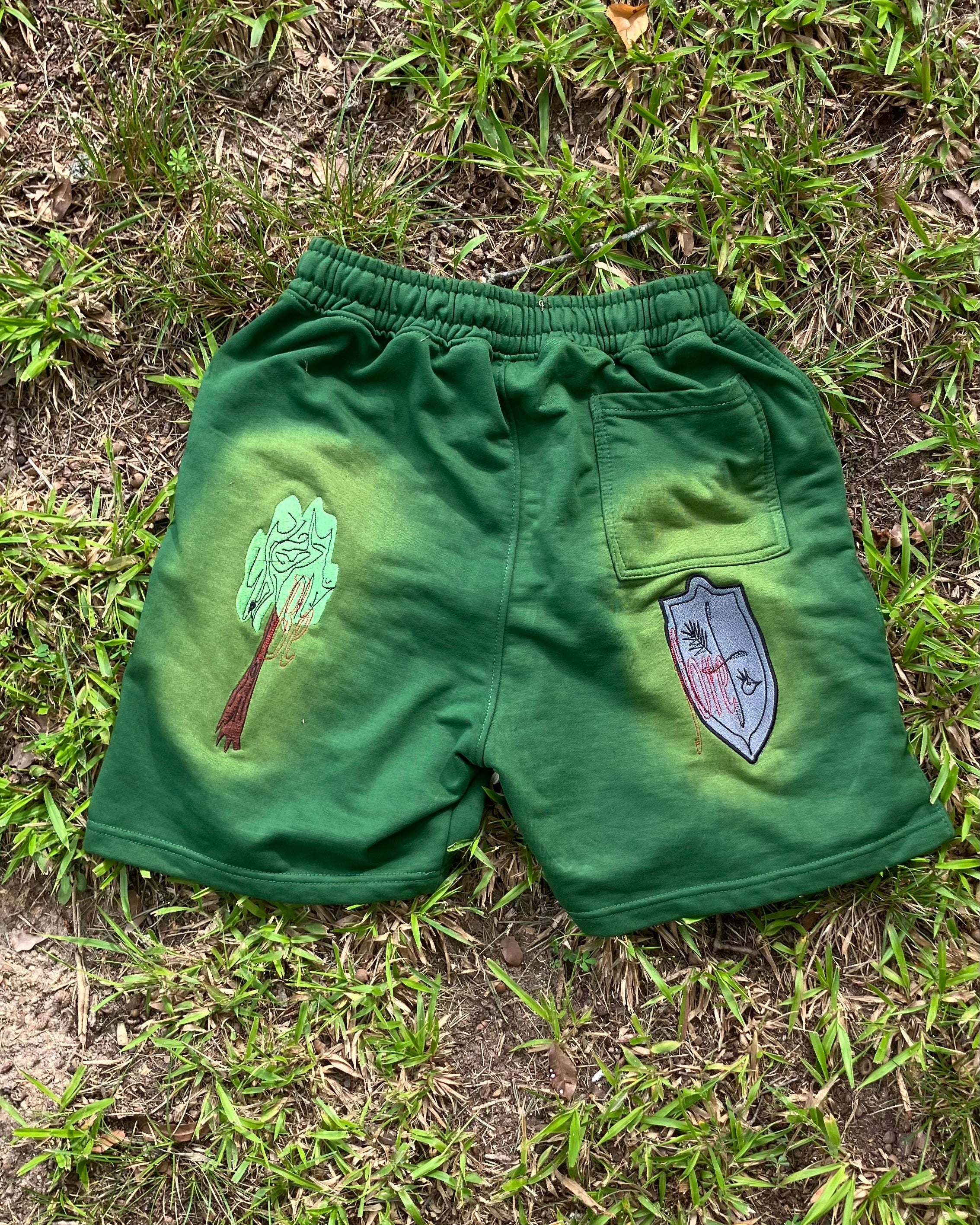 ‘All-Might’ Sun-dyed Sweat Shorts